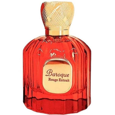 Baroque Rouge Extrait 100ml från Maison Alhambra: en sensuell unisexdoft med lyxiga, kryddiga och träiga noter.