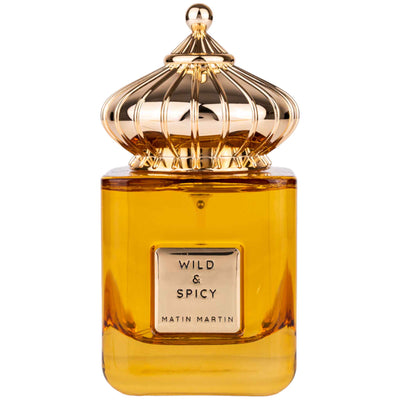 Wild & Spicy Eau de Parfum 100ml från Matin Martin – en djärv och förförisk doft för den självsäkra mannen.