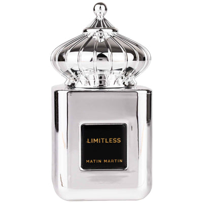 Limitless Eau de Parfum 100ml från Matin Martin: kraftfull och sofistikerad doft för den moderna, självsäkra mannen.