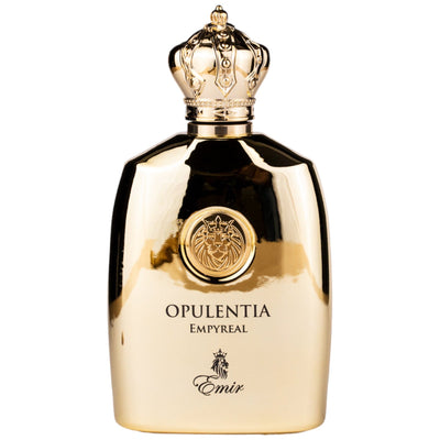 Opulentia Empyreal Eau de Parfum 100ml från Emir - en lyxig doft för den självsäkra gentlemannen, med friska citrusnoter och rika träslag.