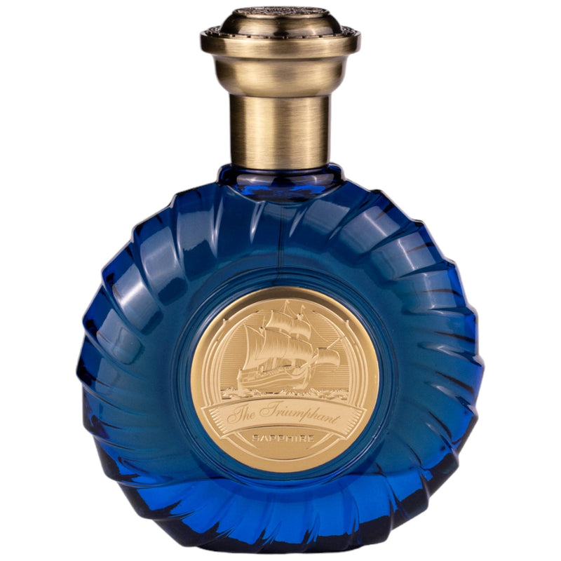 Sofistikerad doft för män med kryddiga och träiga noter. The Triumphant Sapphire Eau de Parfum från Emir, 100ml.