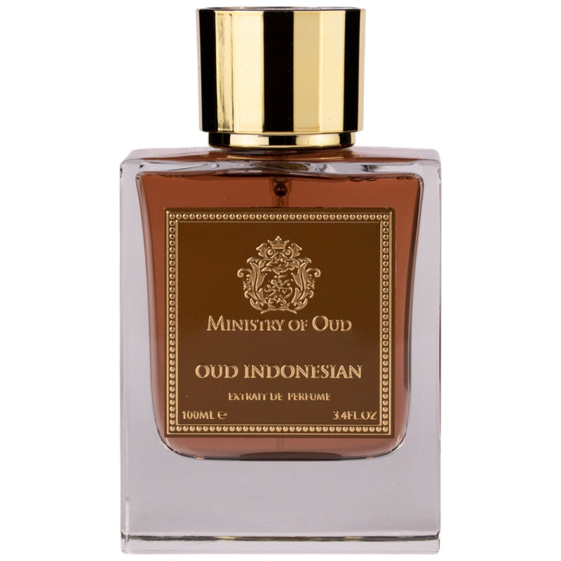 Oud Indonesian Extrait de Parfum 100ml från Ministry of Oud: en sensuell, orientaliskt doft med djupa och förföriska noter.