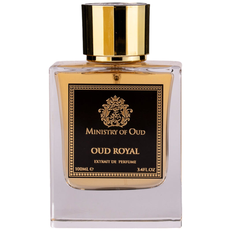 Oud Royal Extrait de Parfum 100ml från Ministry of Oud: lyxig, orientalisk doft med djupa oud-noter och värmande kryddor.