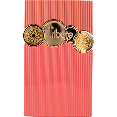 Tribute Pink Eau de Parfum 100ml: En feminin doft med blommiga och fruktiga noter, perfekt för alla tillfällen. Upplev elegans och skönhet i varje spray.