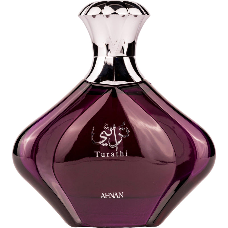 Turathi Purple Eau de Parfum 90ml - en lyxig doft med blommiga och fruktiga noter, perfekt för den moderna kvinnan som vill göra ett intryck.