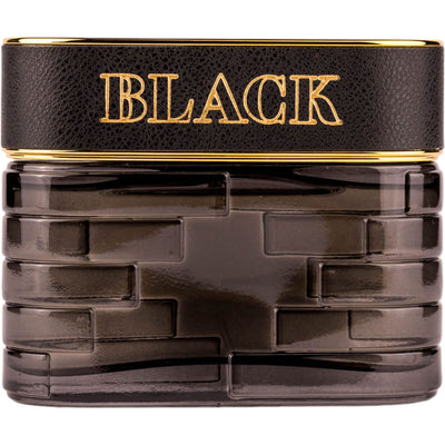 Maison Asrar Black Eau de Parfum 100ml - en mystisk och elegant doft med kryddiga, träiga och blommiga noter för alla tillfällen.