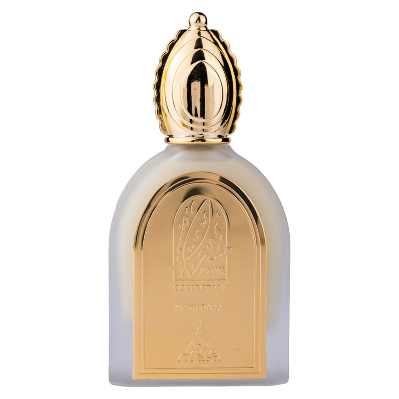 Misty Dawn EDP 100ml från Paris Corner - en unisexdoft med fräscha blommor, sensuell mysk och mjuka tränoter.