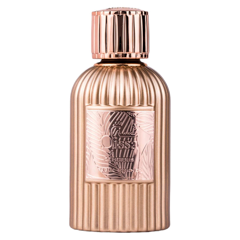 Qissa Delicious Eau de Parfum 100ml från Paris Corner - en elegant och förförisk doft för den moderna, självsäkra kvinnan.