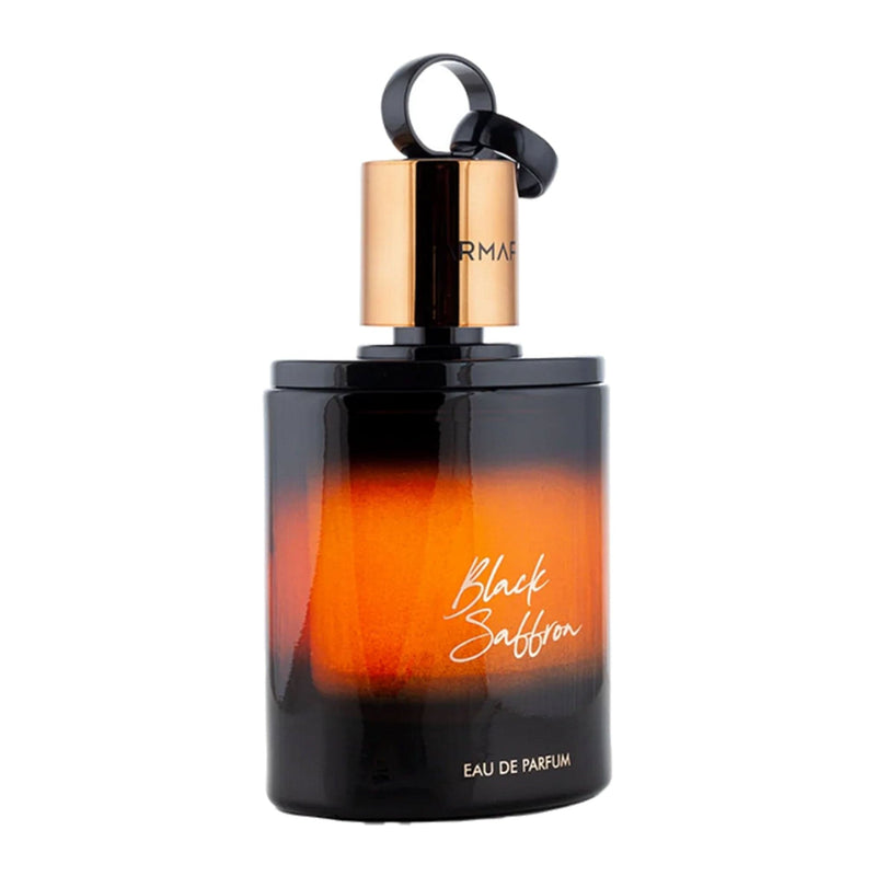 Black Saffron Eau de Parfum 100ml - en lyxig doft med inslag av saffran, björnbär och läder, perfekt för den moderna, självsäkra individen.