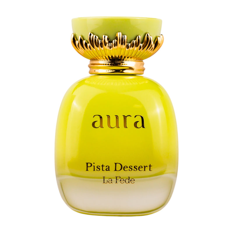 Aura Pista Desert EDP 100ml från La Fede – en unisexdoft med kryddiga och träiga noter för självsäker elegans.