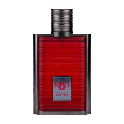 Karus Oud Fire Eau de Parfum 100ml: En exklusiv doft med rika, rökiga noter av oud, perfekt för dem som söker en djup och långvarig parfymupplevelse.