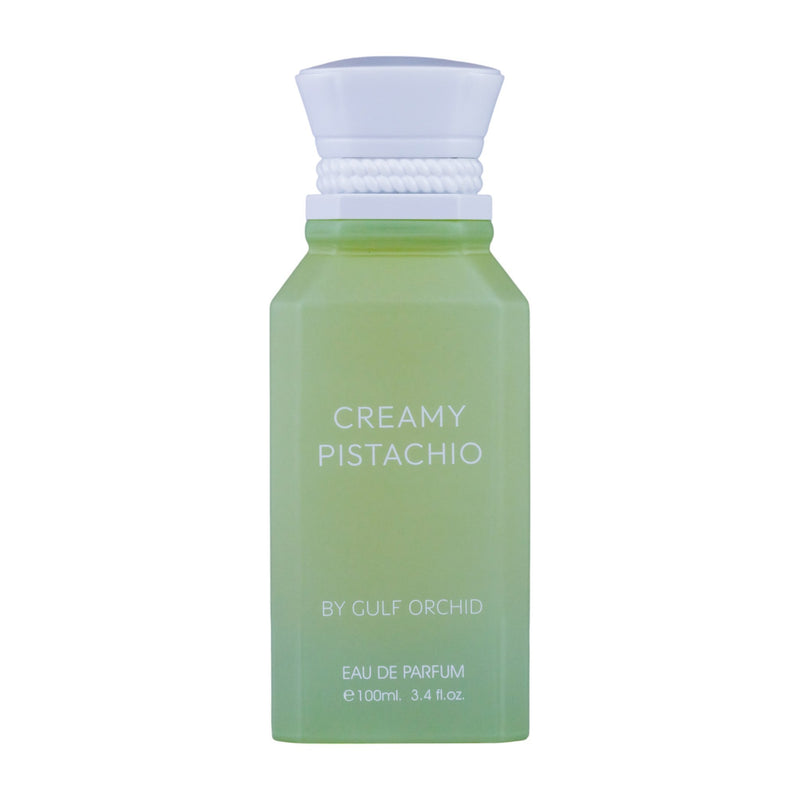 En lyxig doft av Creamy Pistachio med mjuka, nötiga toner som ger en känsla av elegans och värme. Perfekt för alla tillfällen.