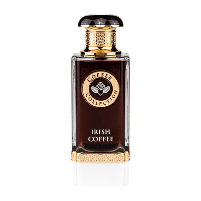 Irish Coffee Eau de Parfum 100ml erbjuder en varm och inbjudande doft med inslag av kaffe och vanilj, perfekt för en lyxig och mysig känsla.