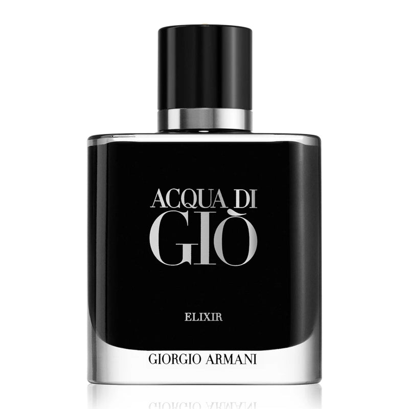 Acqua di Gio Elixir är en förförisk Eau de Parfum med friska citrustoner och djupa, sensuella inslag. En elegant doft för den självsäkra mannen.