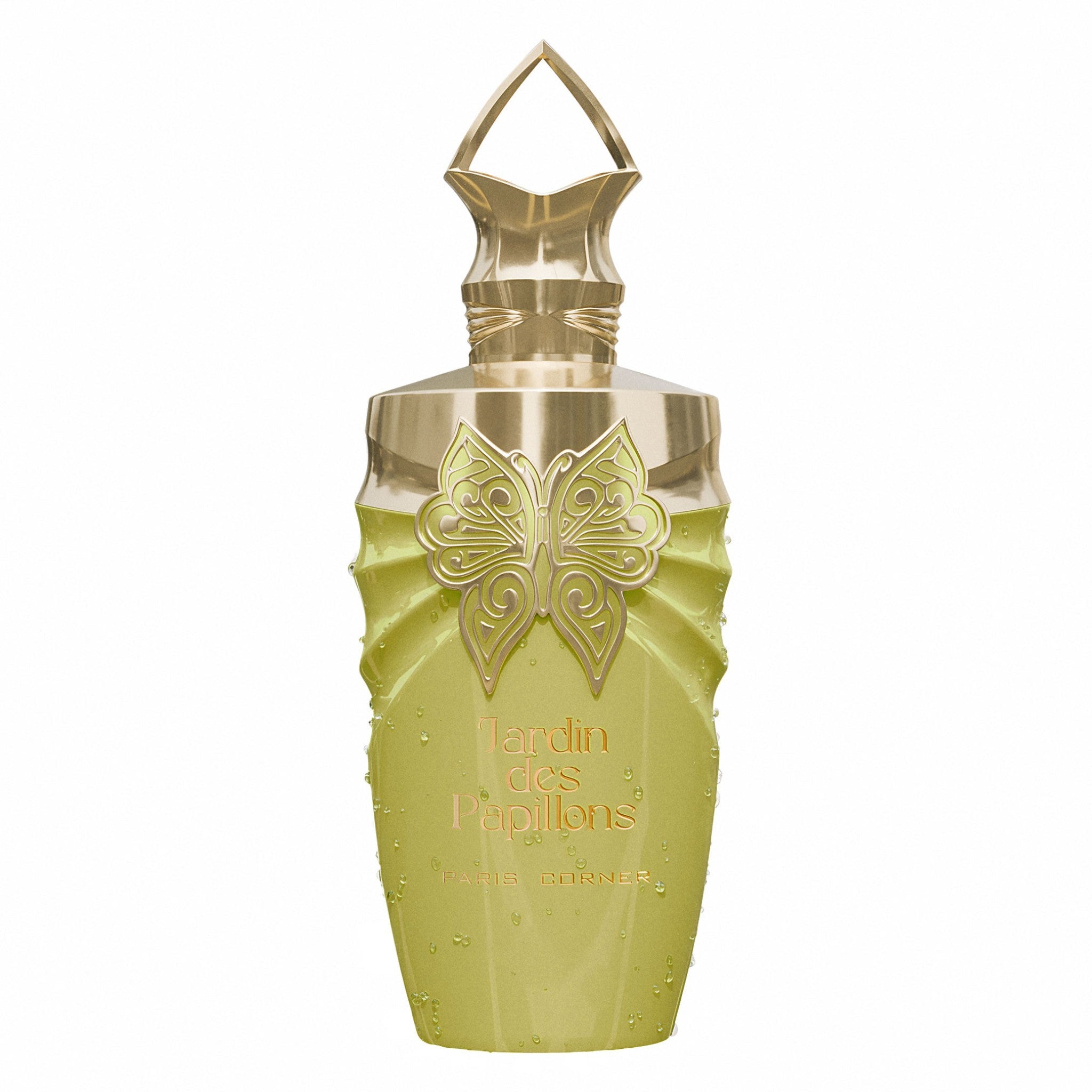 Jardin Des Papillons Eau de Parfum 100ml erbjuder en förtrollande doft med blommiga och fruktiga noter som väcker känslor av glädje och frihet.