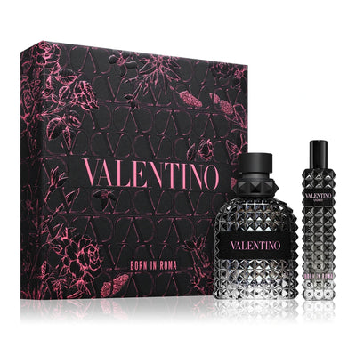 Valentino Uomo Born in Roma Set med 100ml och 10ml Eau de Toilette. En modern, maskulin doft med friska och orientalisk inslag.