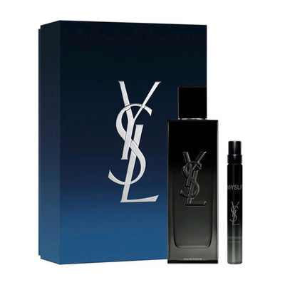 MYSLF set från Yves Saint Laurent innehåller två dofter, en 100ml och en 10ml Eau de Parfum. Frisk och sensual, perfekt för varje tillfälle.