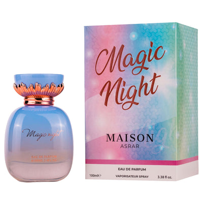 Magic Night Eau de Parfum 2ml från Maison Asrar – en sensuell och elegant doft för oförglömliga kvällar.