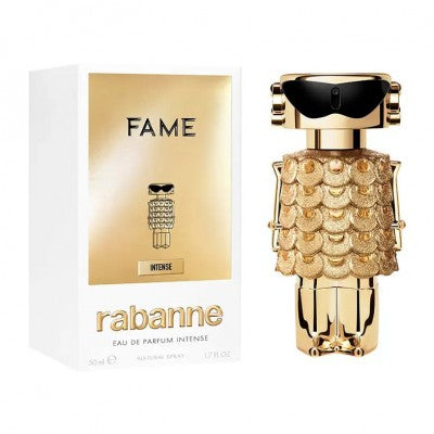 Fame Intense EDP 50ml från Paco Rabanne: en djärv, förförisk doft med mango, jasmin och rökelse för starka kvinnor.