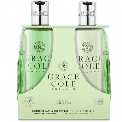 Fräsch och upplyftande doft av grapefrukt, lime och mynta. En lyxig kroppsvård som ger huden en härlig glöd och känsla av välbefinnande.