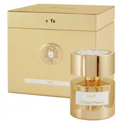 Kaff Eau de Parfum 100ml från Tiziana Terenzi – en unisexdoft med citrus, blommor och rökiga noter för en sofistikerad aura.