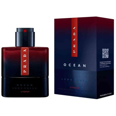 Prada Luna Rossa Ocean le Parfum 50ml – en elegant herrdoft med friska, kryddiga och sensuella noter för den moderna äventyraren.