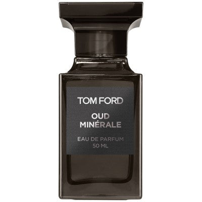 Oud Minérale Eau de Parfum 50ml från Tom Ford, en sofistikerad doft med rökig oud och friska marina noter.